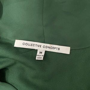 Collective Concepts Green Long Sleeve Dress